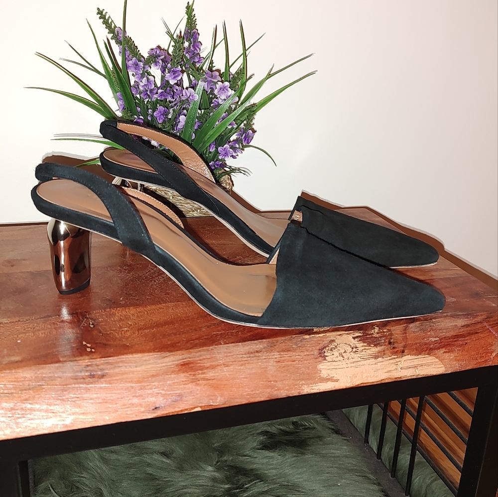 Rejina Pyo Conie Suede Slingbacks